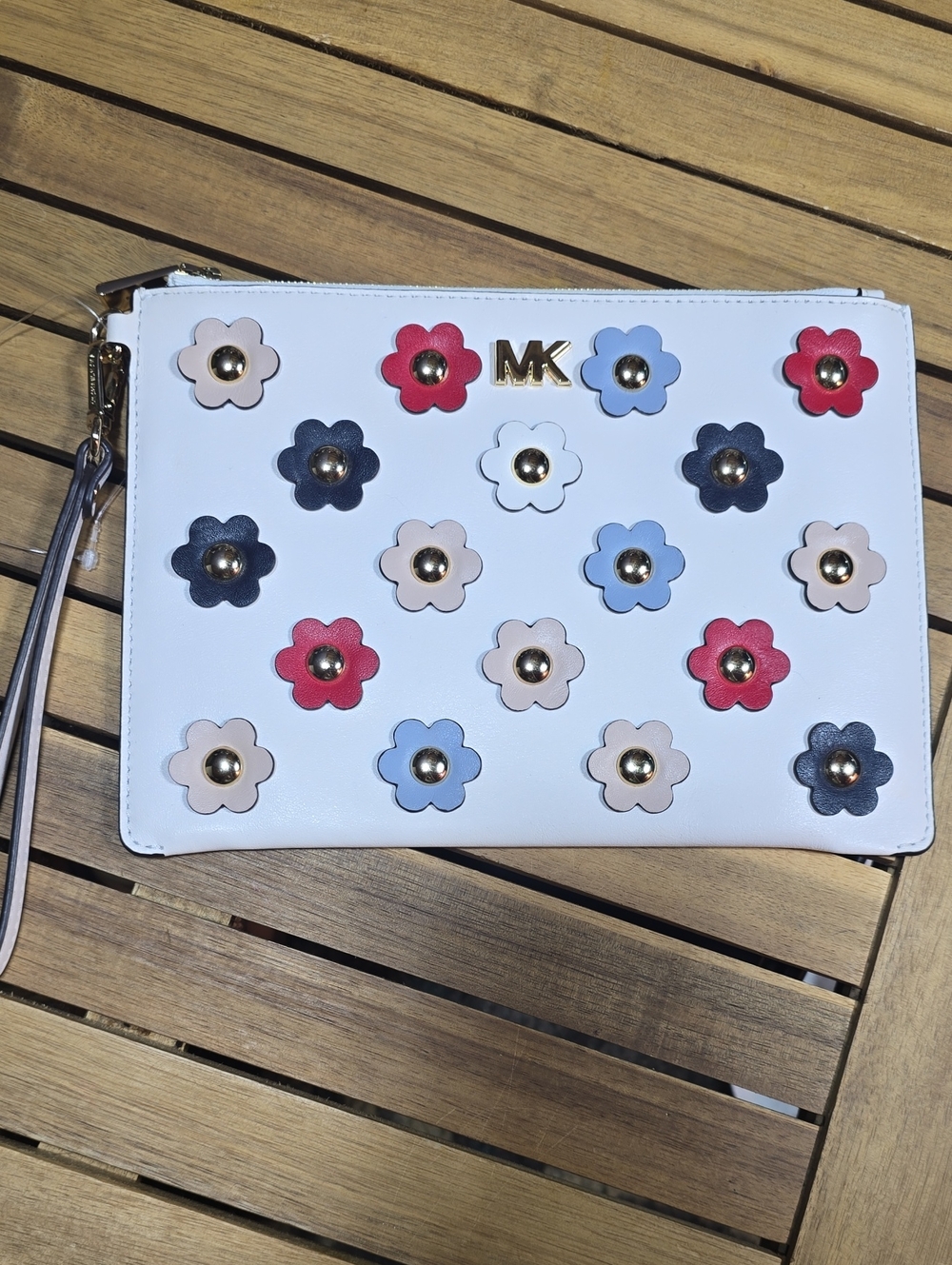 NWOT Michael Kors Floral Zip Pouch
